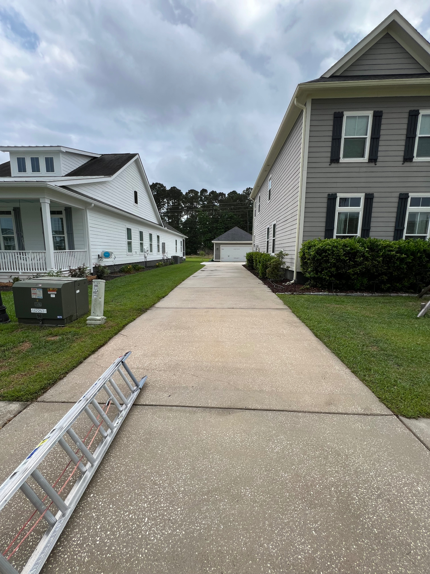 Driveway restored — bright and clean